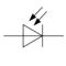 Schaltzeichen, Schaltsymbol:  Fotodiode