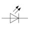Schaltzeichen, Schaltsymbol:  Leuchtdiode